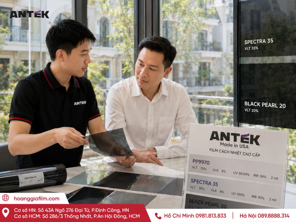 Cách đọc thông số phim cách nhiệt ANTEK