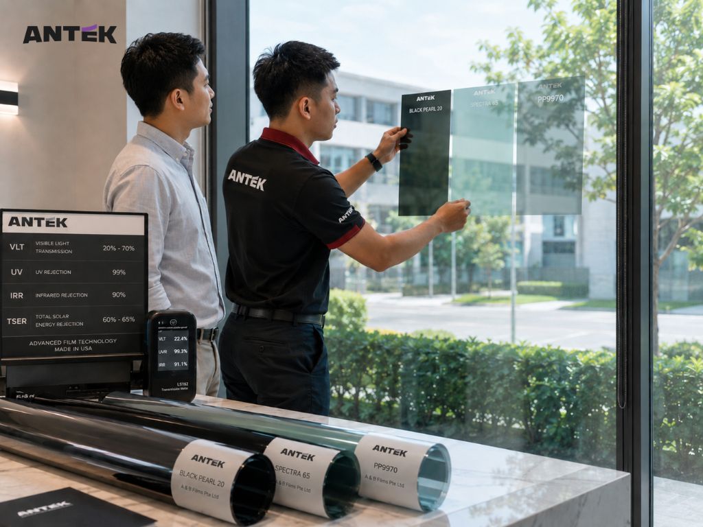 So sánh phim cách nhiệt Antek 3m theo nhu cầu sử dụng