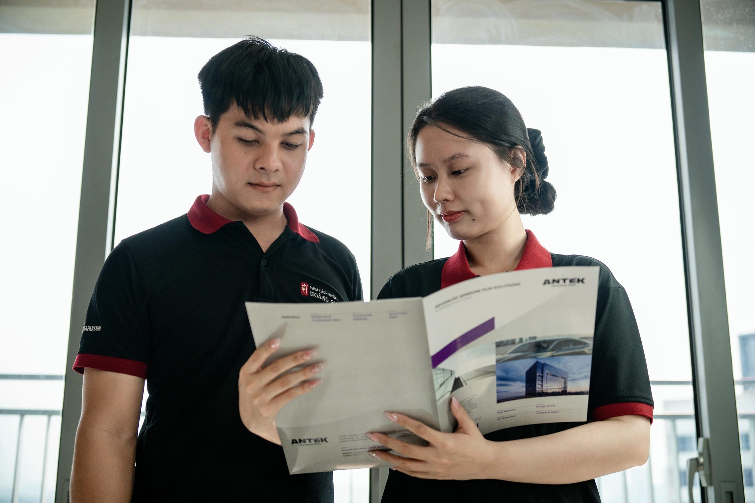 Tư vấn phim cách nhiệt ANTEK bằng brochure và tài liệu thương hiệu